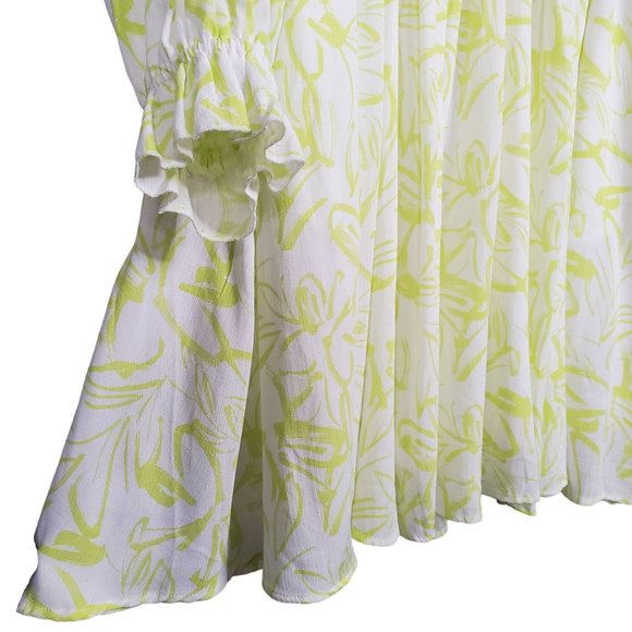 Torrid NWT Size 1X 14/16 Dress Gauze Ruffle Wide Waistband Pockets Pullover - Picture 13 of 14